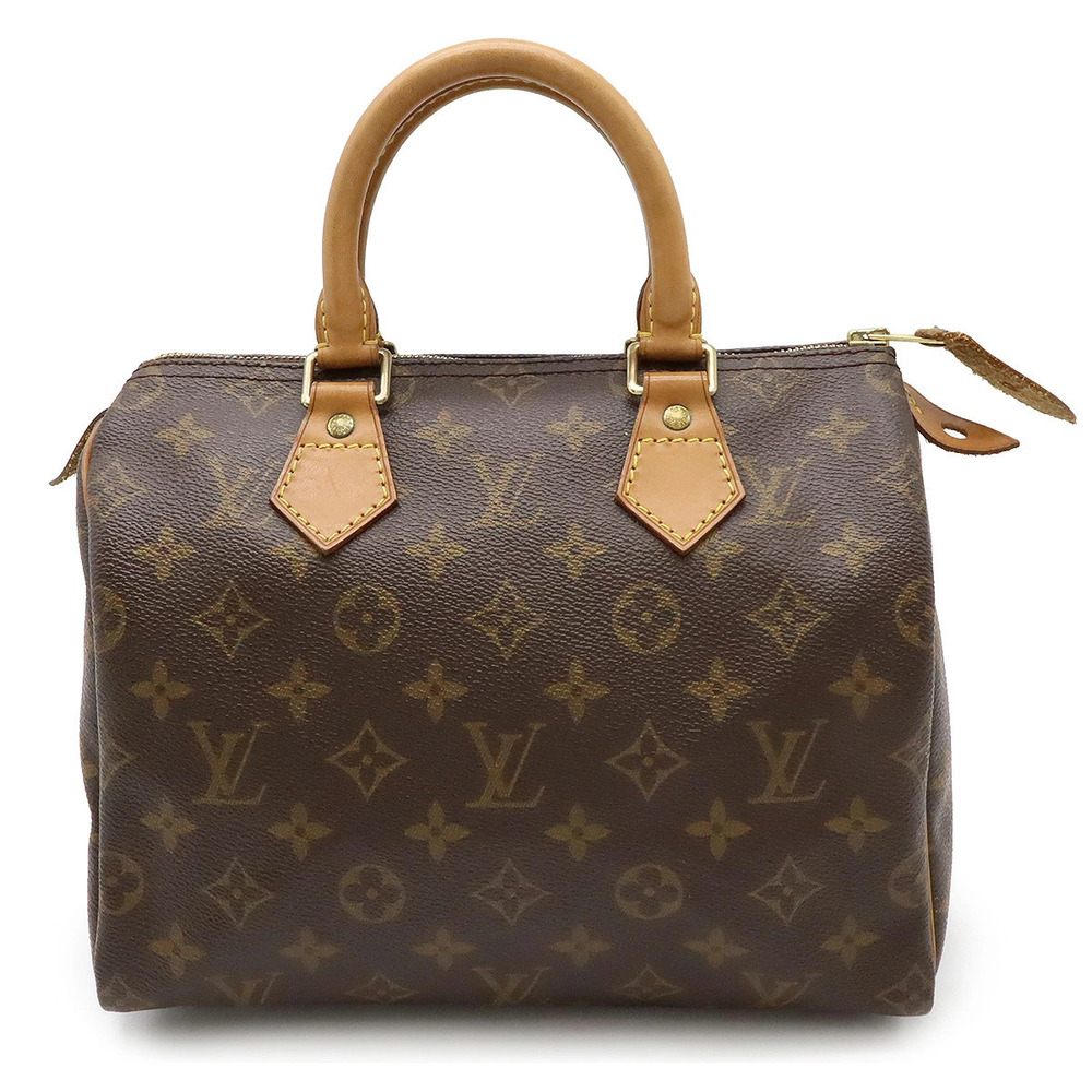 LOUIS VUITTON Monogram Speedy brown Boston Bag Handbag